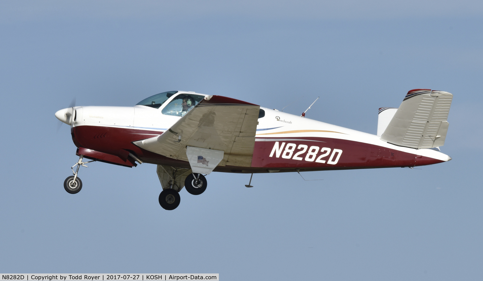 N8282D, 1957 Beech J35 Bonanza C/N D-5400, Airventure 2017