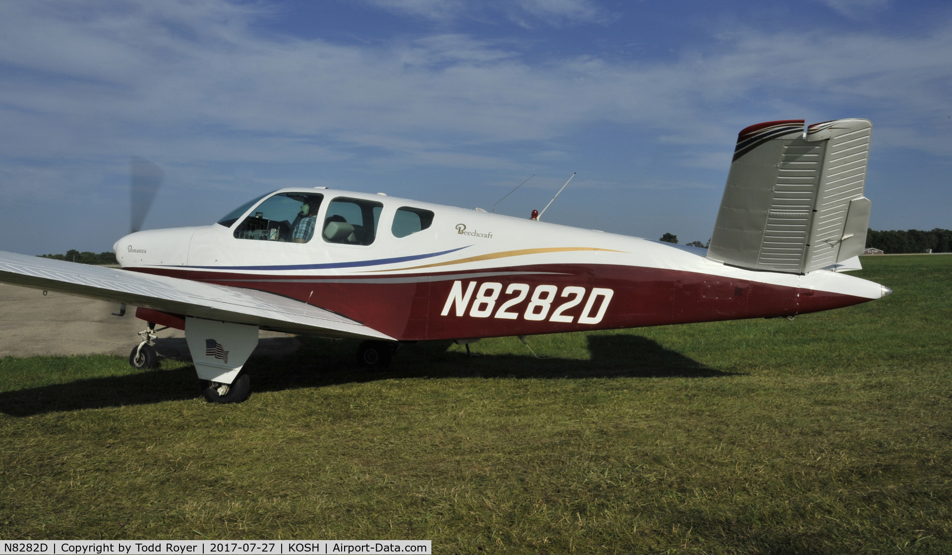 N8282D, 1957 Beech J35 Bonanza C/N D-5400, Airventure 2017