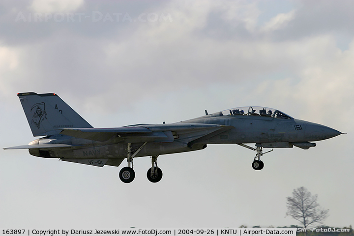 163897, Grumman F-14D Tomcat C/N 607/D-12, F-14D Tomcat 163897 AD-161 from VF-101 