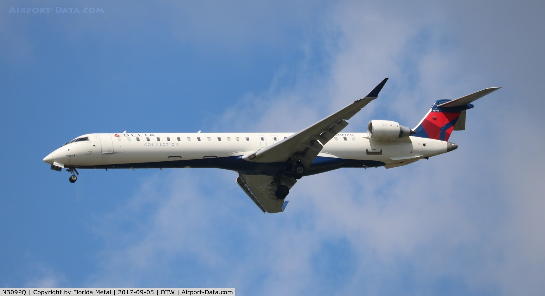 N309PQ, 2014 Bombardier CRJ-900LR (CL-600-2D24) C/N 15309, Delta Connection