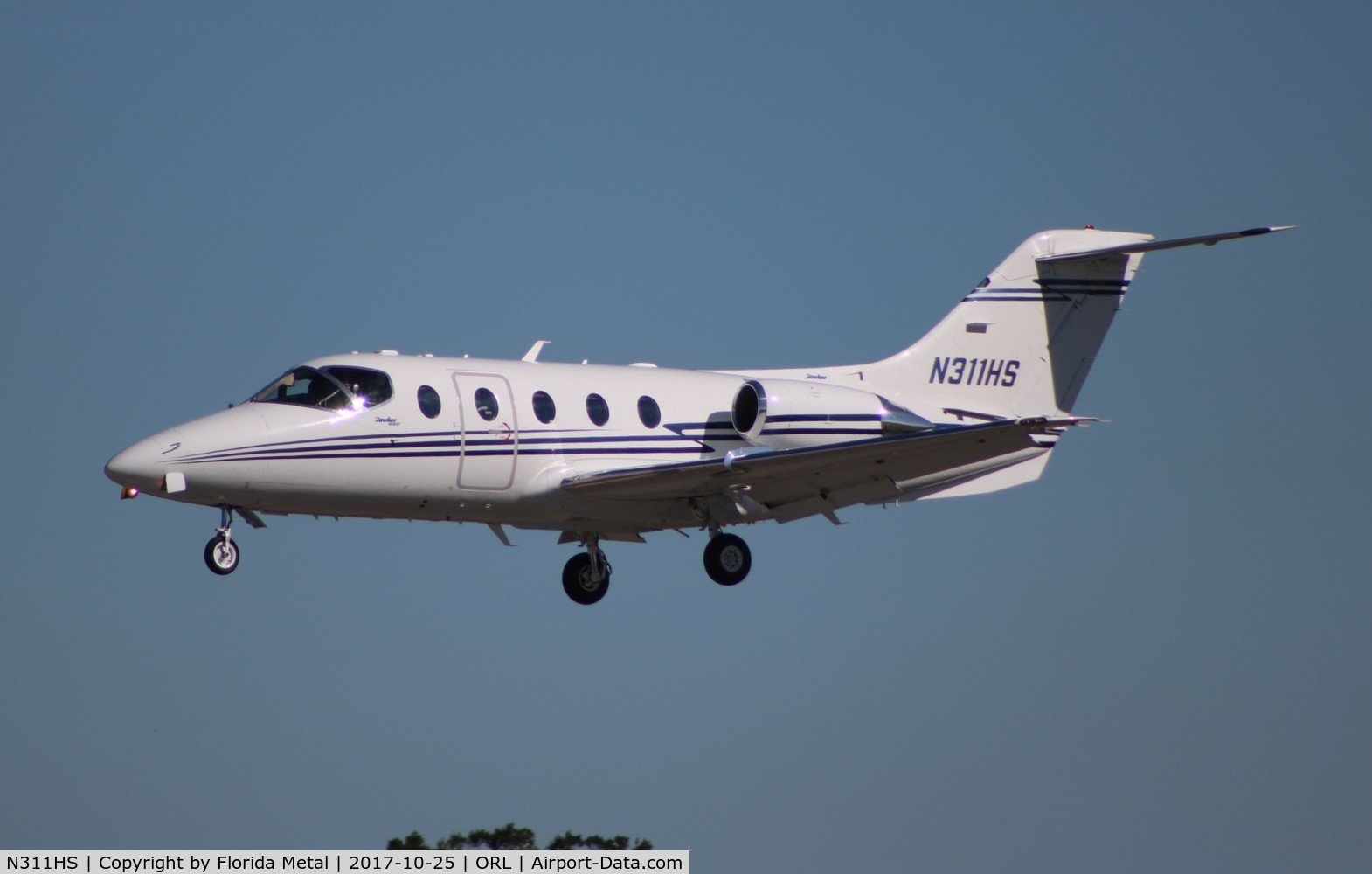 N311HS, 2007 Hawker Beechcraft 400A Beechjet C/N RK-529, Beech 400A