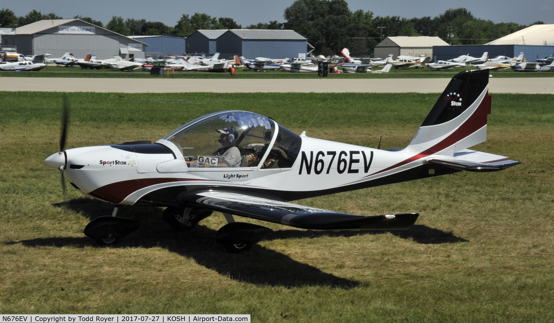 N676EV, 2006 Evektor-Aerotechnik Sportstar C/N 20060707, Airventure 2017