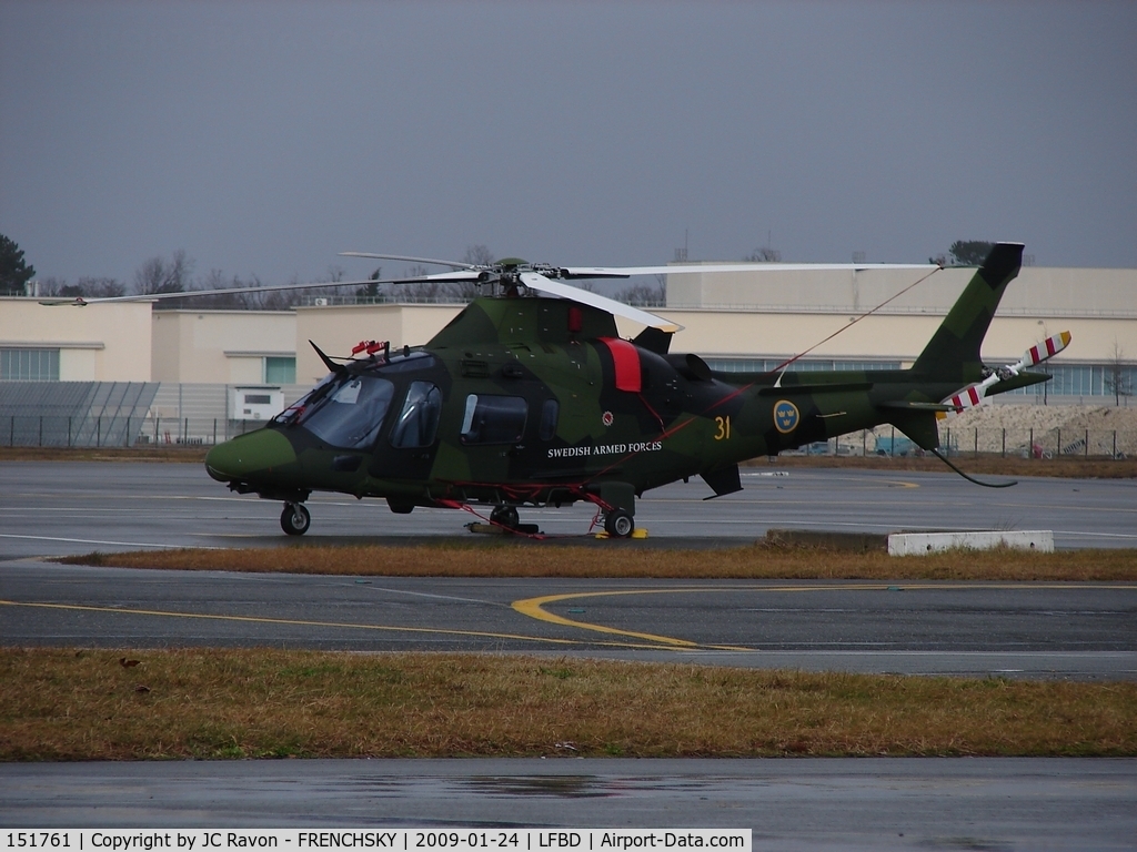 151761, Agusta Hkp15A (A-109E LUH) C/N 13761, SWEDISH ARMED FORCES