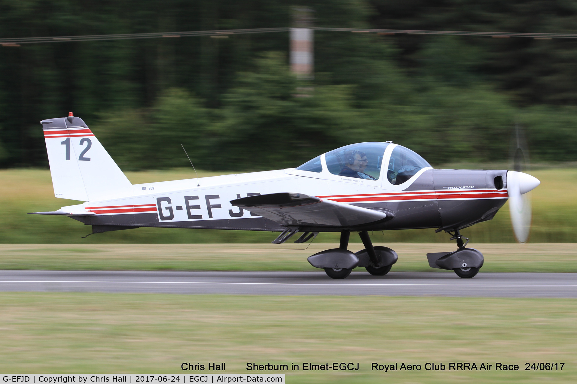 G-EFJD, 1971 Bolkow Bo-209C Monsun 160FV C/N 126, Royal Aero Club RRRA Air Race