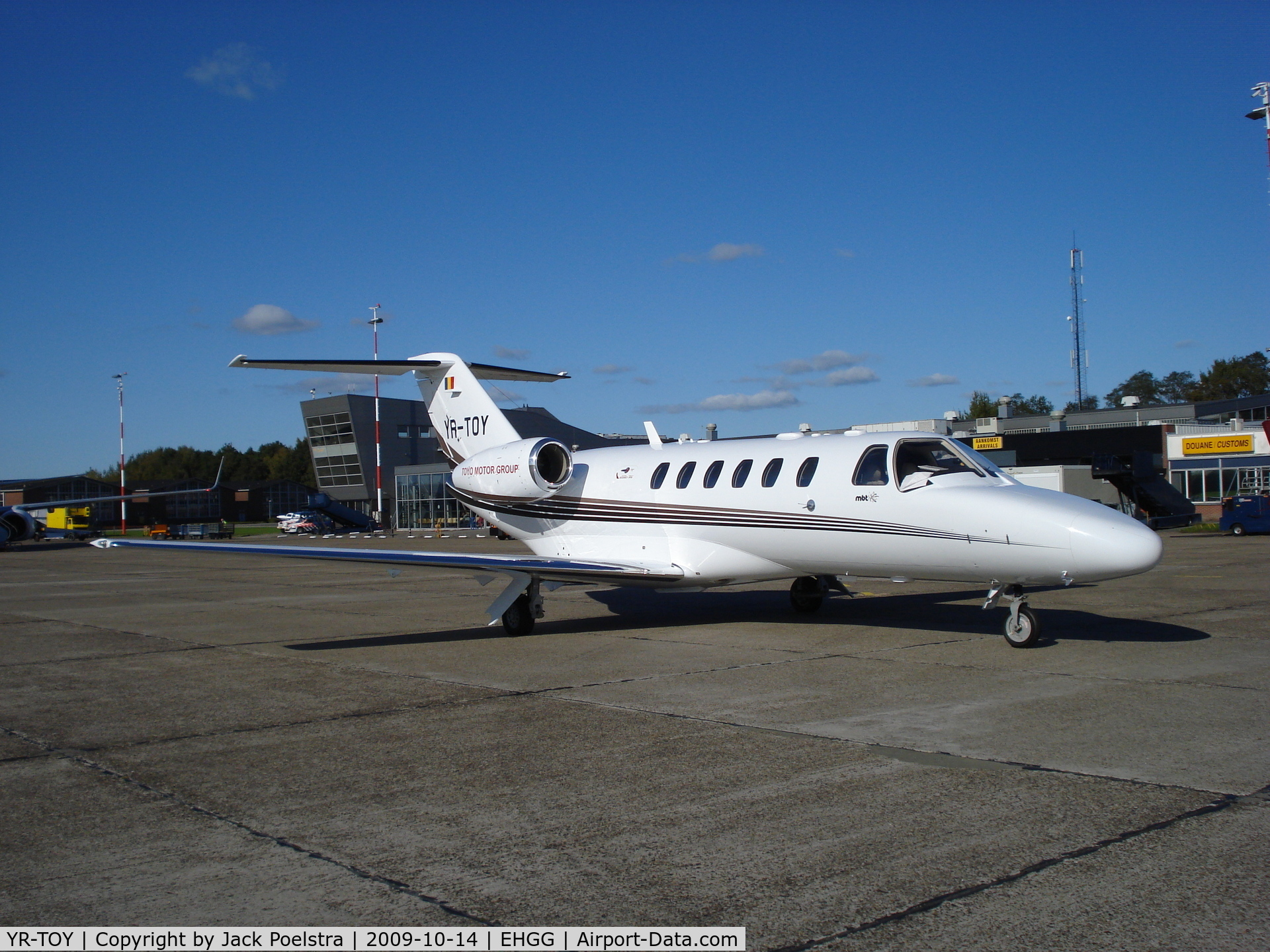 YR-TOY, Cessna 525 Citation Jet C/N 525a-0455, at Groningen airport