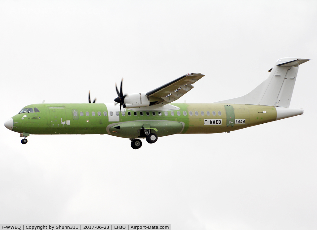 F-WWEQ, 2017 ATR 72-600 C/N 1444, C/n 1444 - For Air New Zealand