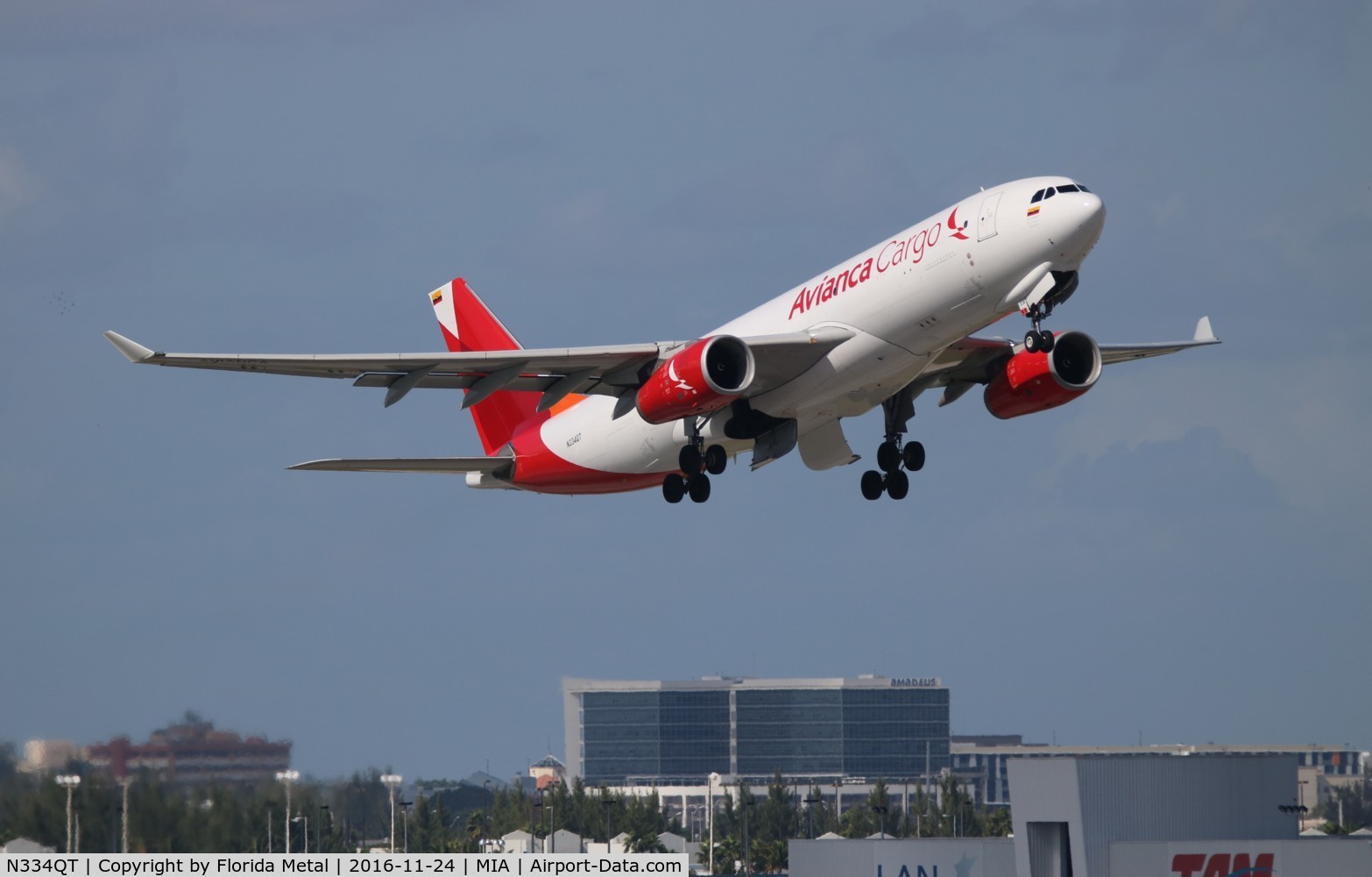 N334QT, 2013 Airbus A330-243F C/N 1448, Avianca Cargo