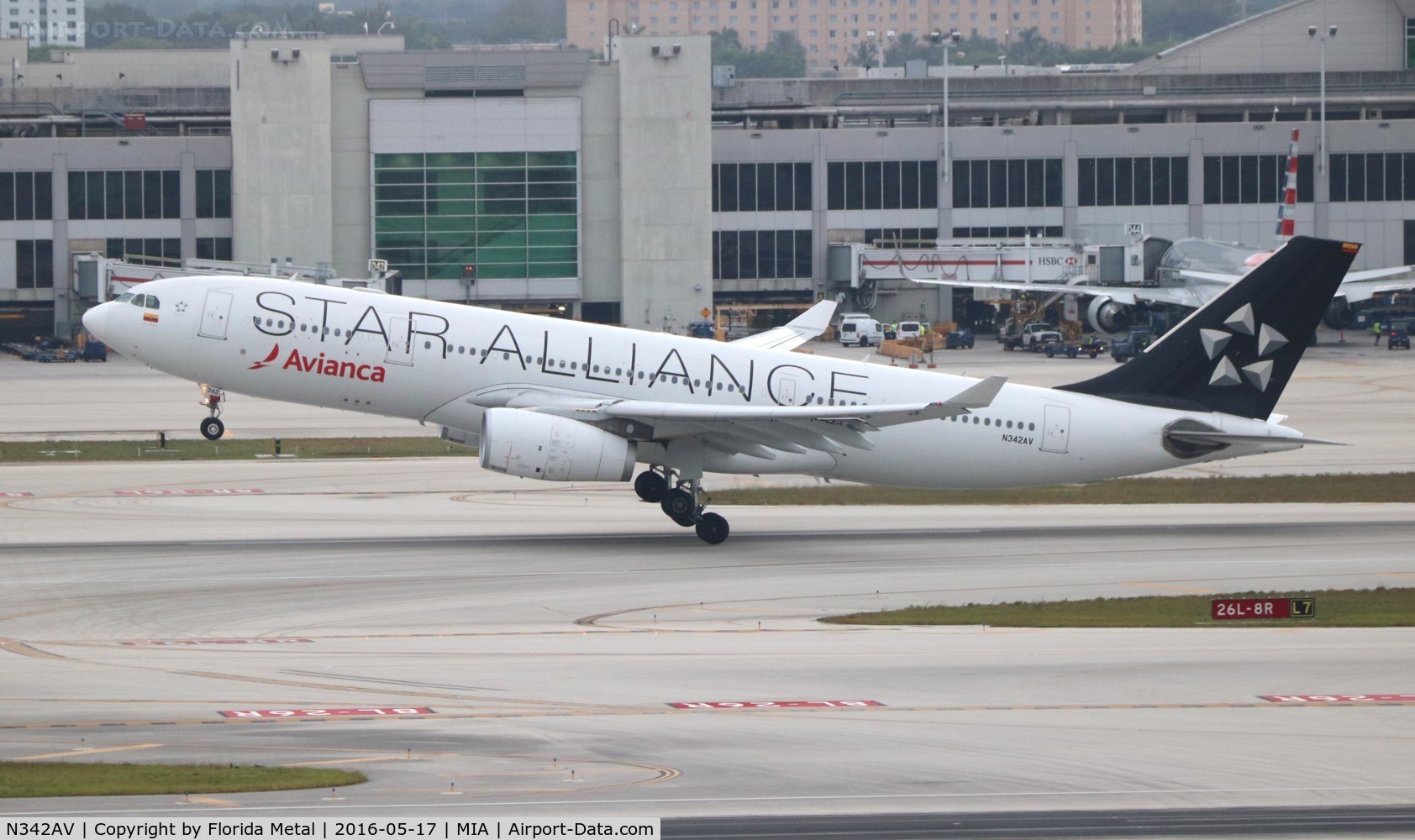 N342AV, 2012 Airbus A330-243 C/N 1342, Avianca Star Alliance