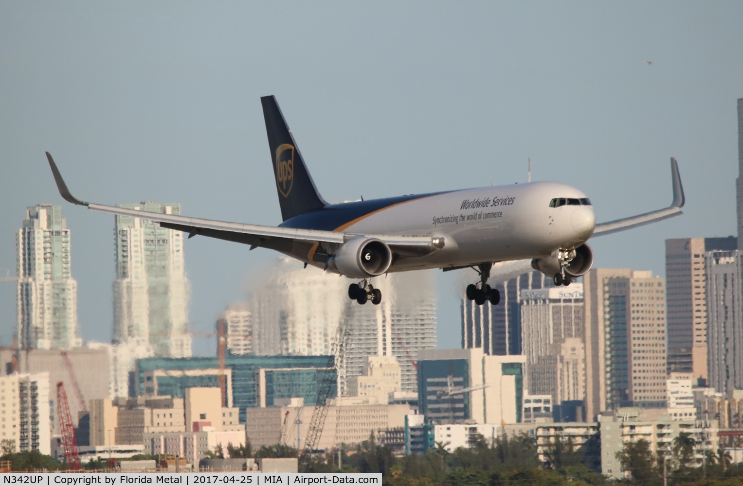 N342UP, 2011 Boeing 767-34AF C/N 37865, UPS 767-300