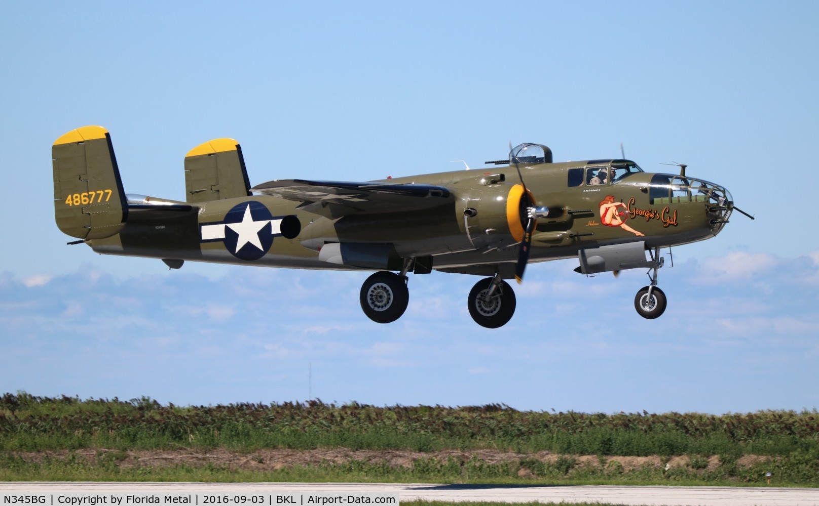 N345BG, 1944 North American TB-25N Mitchell C/N 108-47531, Georgie's Gal