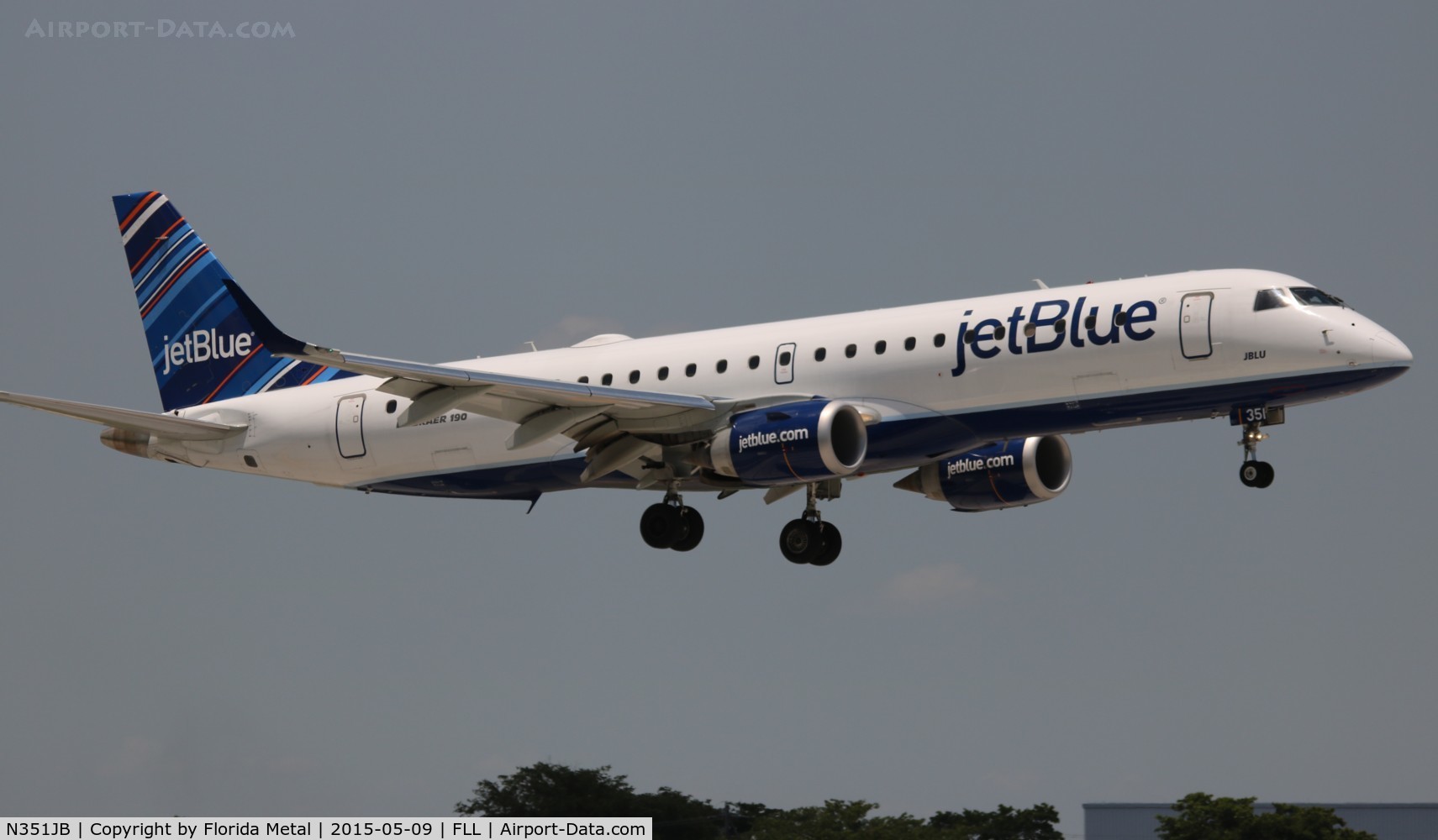 N351JB, 2012 Embraer E190 (ERJ-190-100) C/N 19000549, Jet Blue