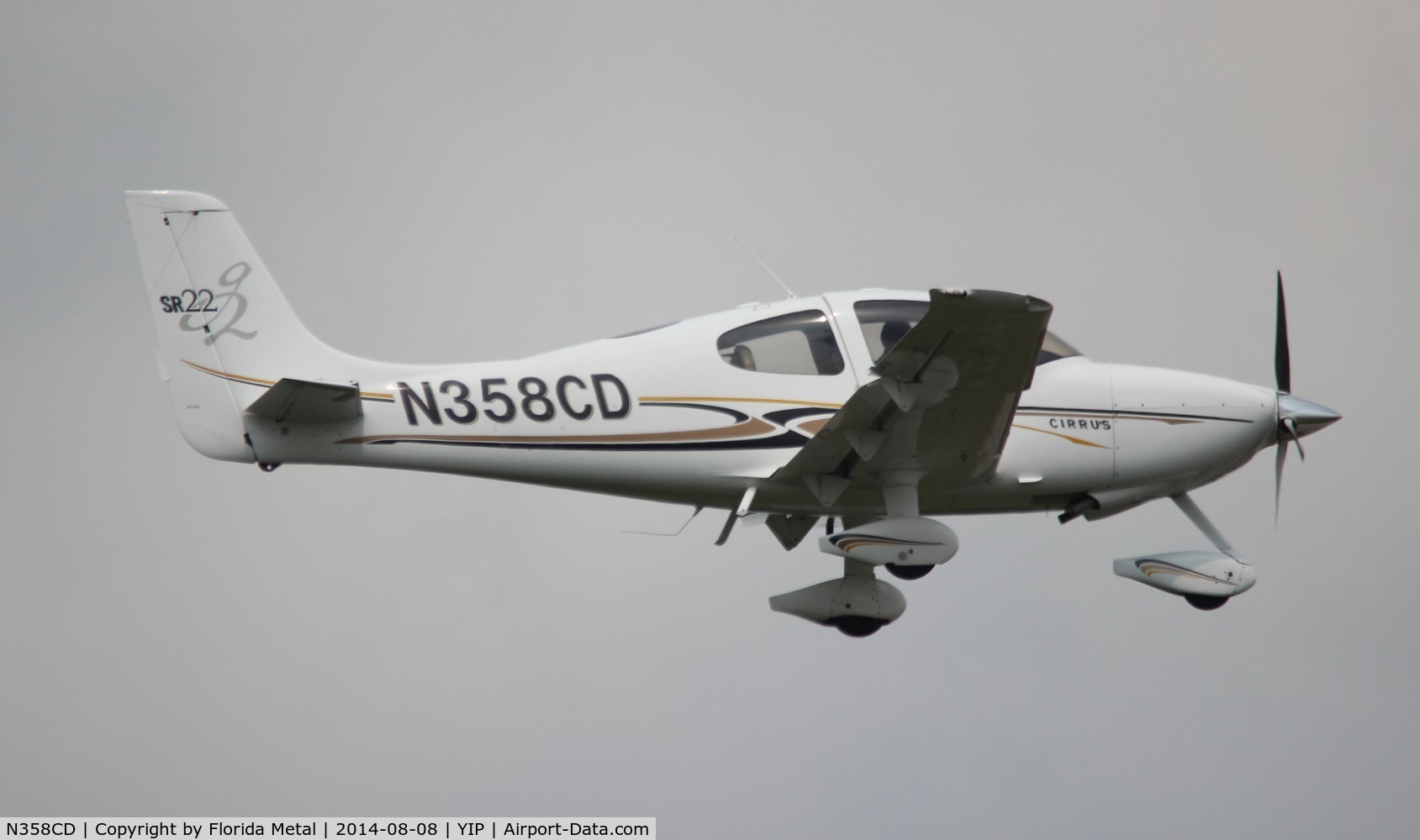 N358CD, 2004 Cirrus SR22 G2 C/N 0967, Cirrus SR22