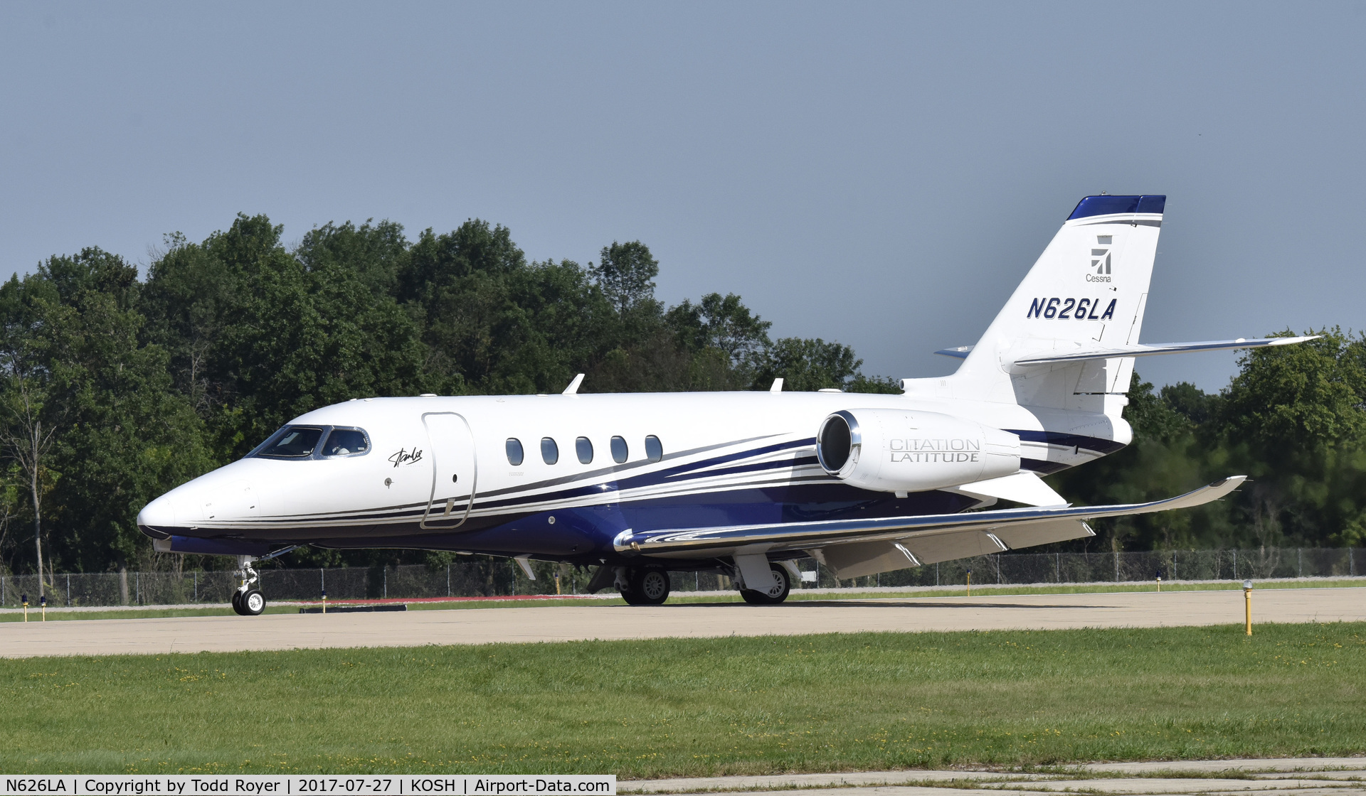 N626LA, 2016 Cessna 680A Citation Latitude C/N 680A-0026, Airventure 2017