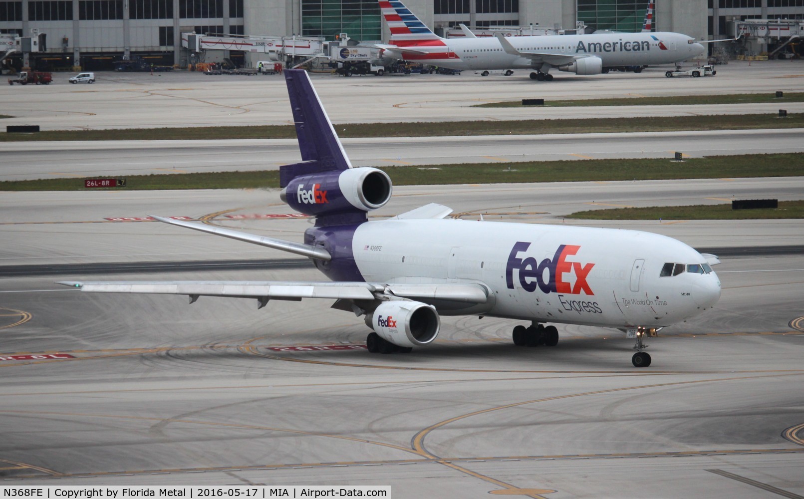 N368FE, 1971 McDonnell Douglas MD-10-10F C/N 46606, Fed Ex DC-10