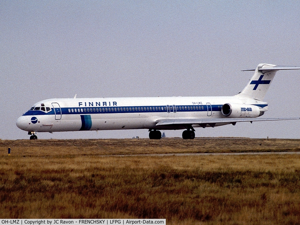 OH-LMZ, 1991 McDonnell Douglas MD-82 (DC-9-82) C/N 53246, Finnair departure to Helsinki ( WFU Victorville California   10/31/2017)