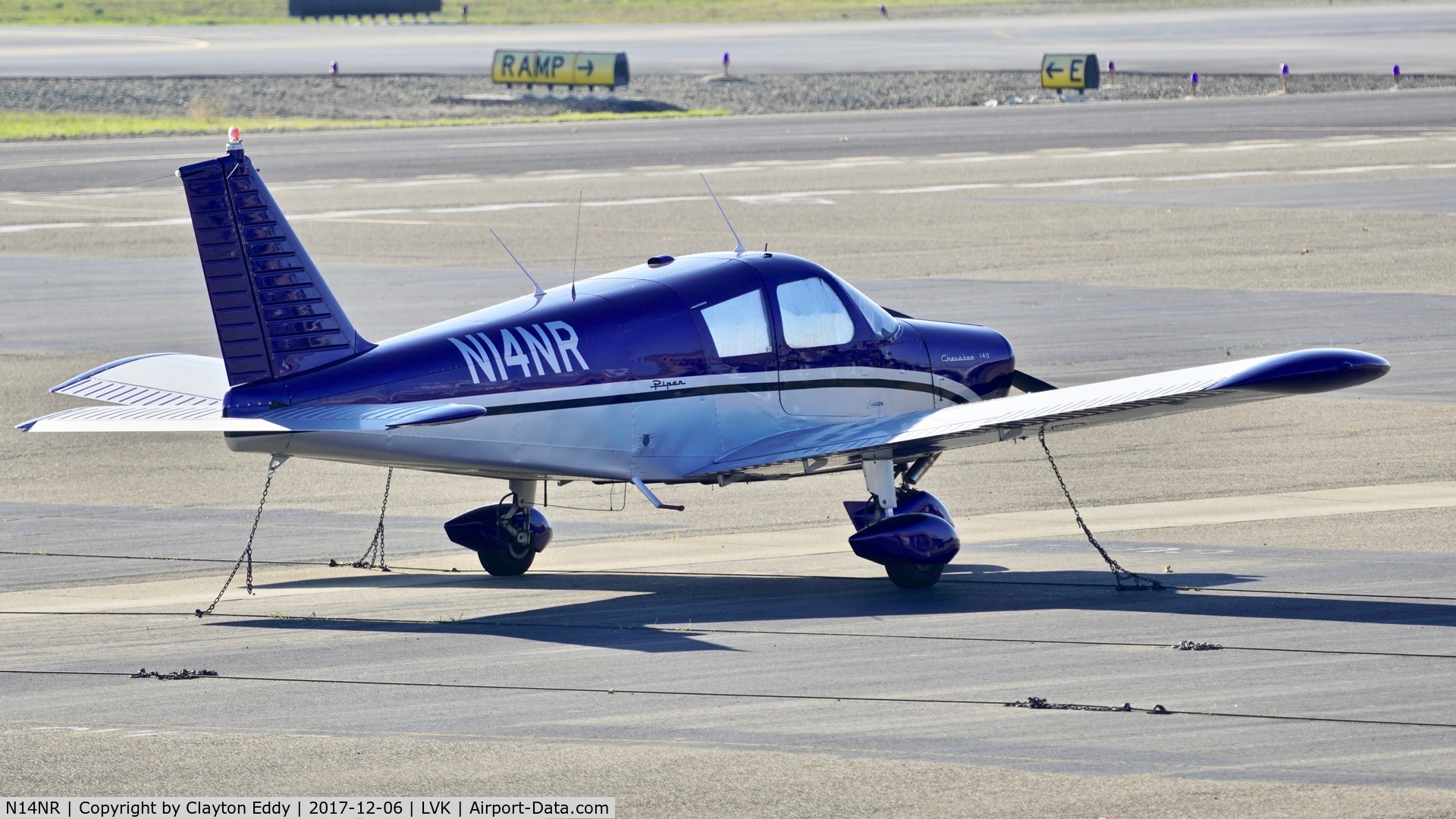 N14NR, 1965 Piper PA-28-140 C/N 28 20614, Livermore Airport California 2017.
