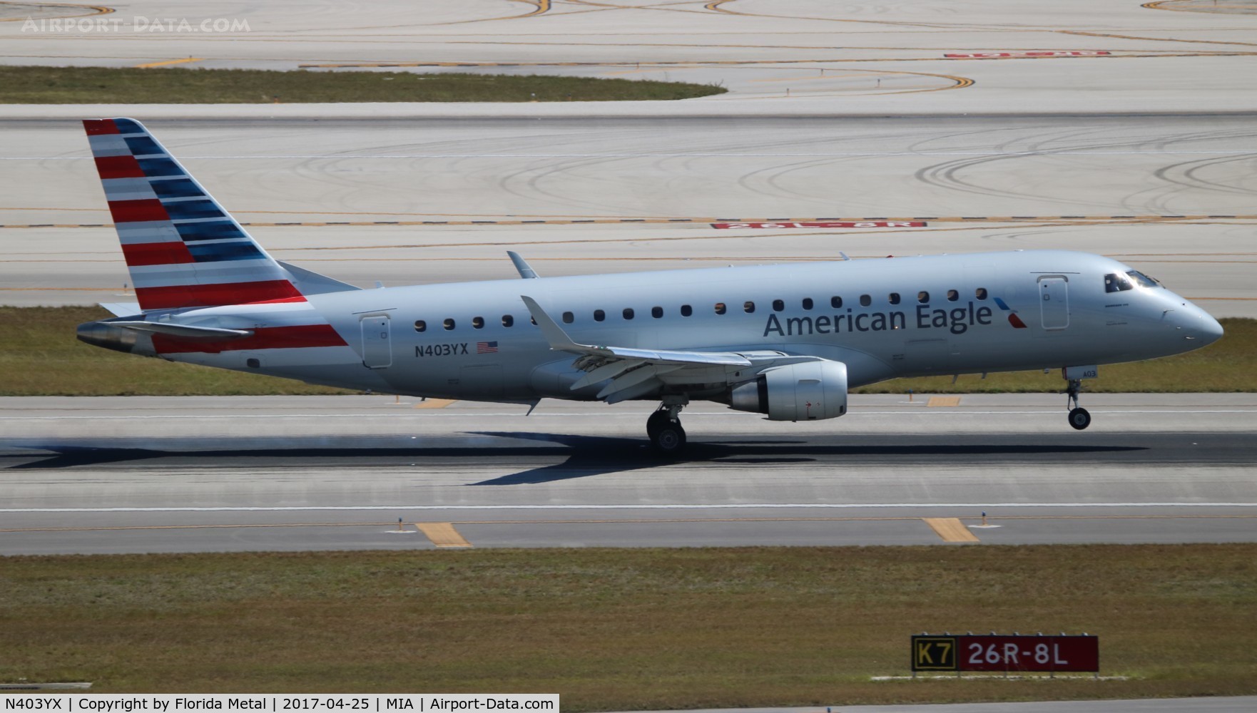 N403YX, 2013 Embraer 175LR (ERJ-170-200LR) C/N 17000365, American Eagle