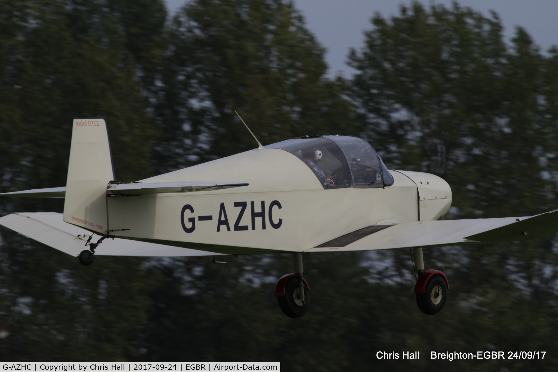 G-AZHC, 1958 Wassmer (Jodel) D-112 Club C/N 585, at Breighton