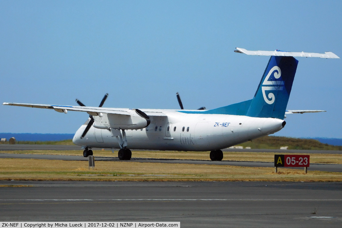 ZK-NEF, 2005 De Havilland Canada DHC-8-311 Dash 8 C/N 620, At New Plymouth