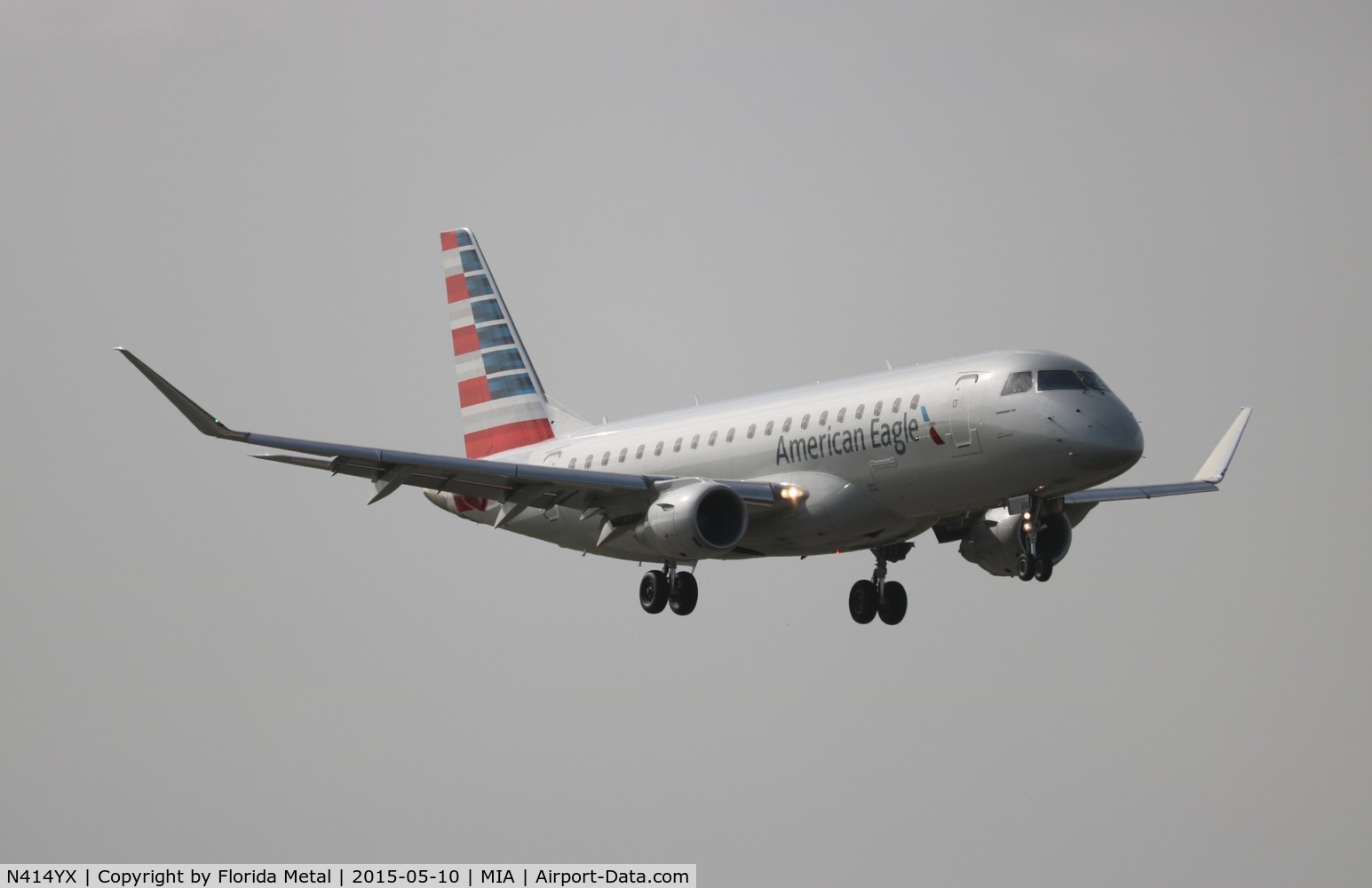 N414YX, 2013 Embraer 175LR (ERJ-170-200LR) C/N 17000377, American Eagle