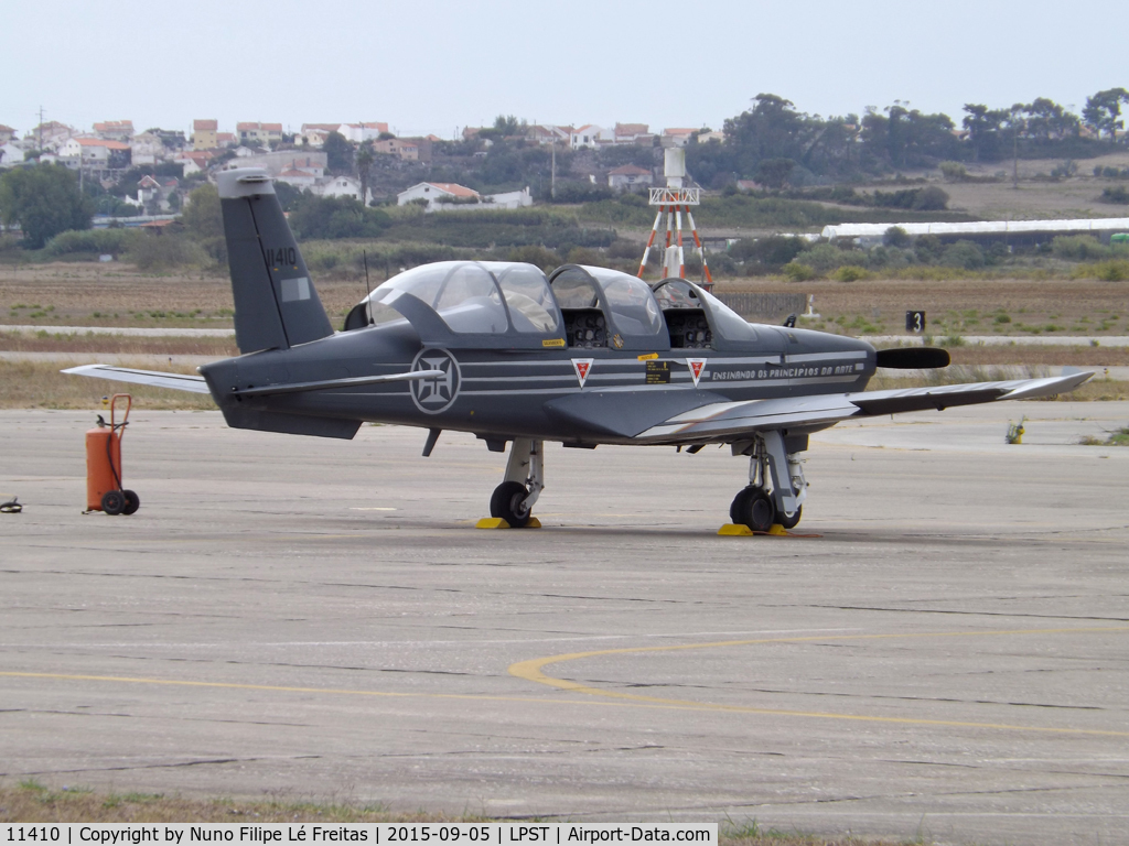 11410, Socata TB-30 Epsilon C/N 167, At the ramp. Silver edition.