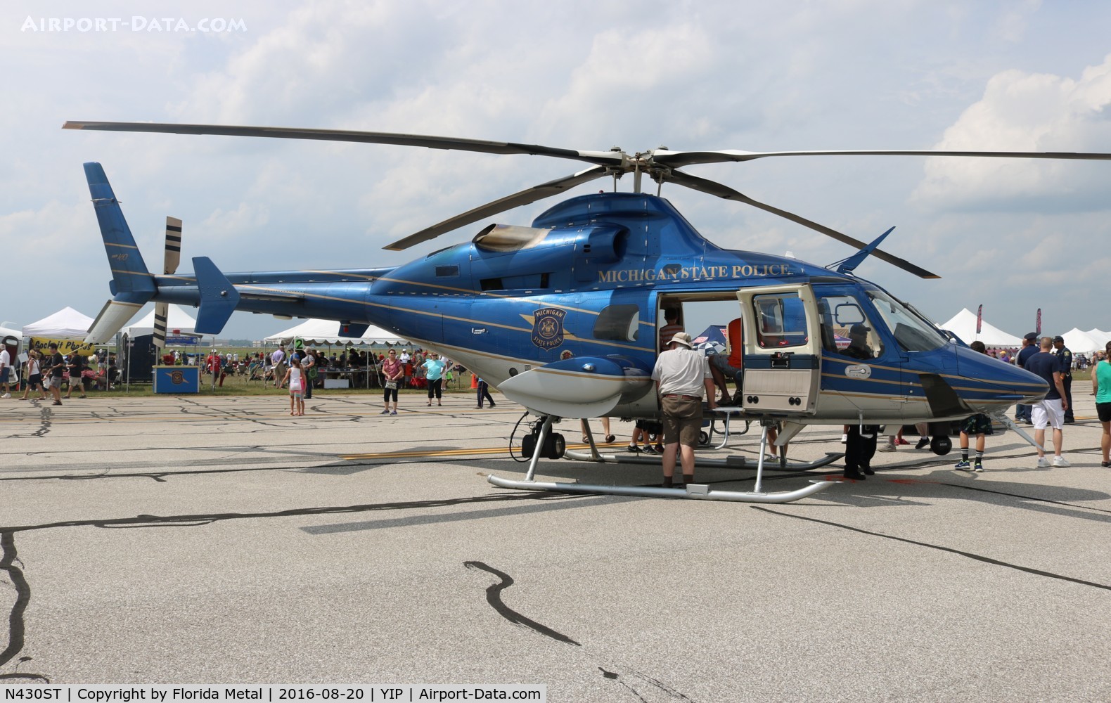 N430ST, 2000 Bell 430 C/N 49071, Michigan State Police