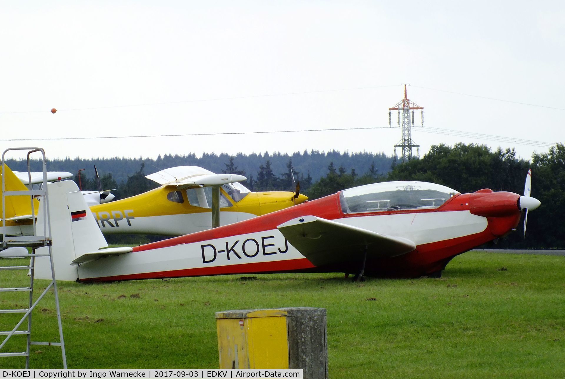 D-KOEJ, Scheibe SF 28A Tandem Falke C/N 5740, Scheibe SF-28A Tandem Falke at the Dahlemer Binz 60th jubilee airfield display