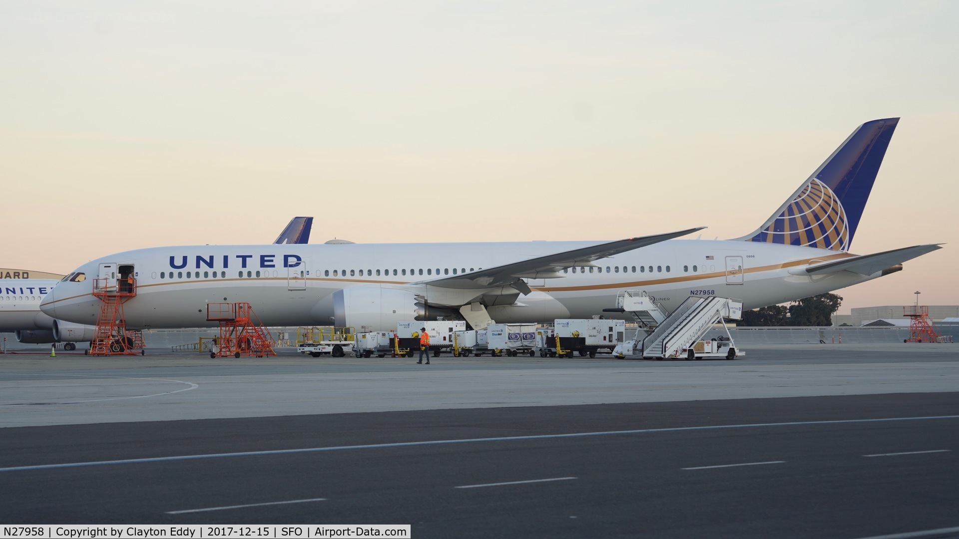 N27958, 2015 Boeing 787-9 Dreamliner C/N 36406, SFO 2017.