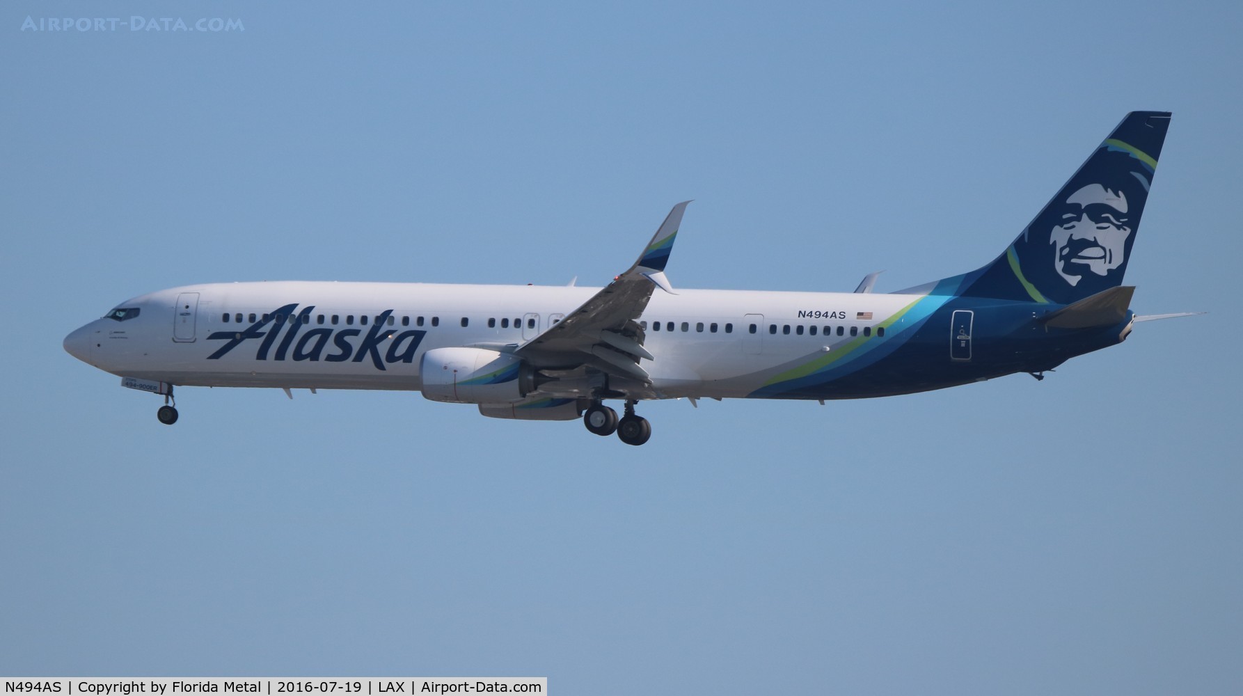 N494AS, 2016 Boeing 737-990/ER C/N 41729, Alaska