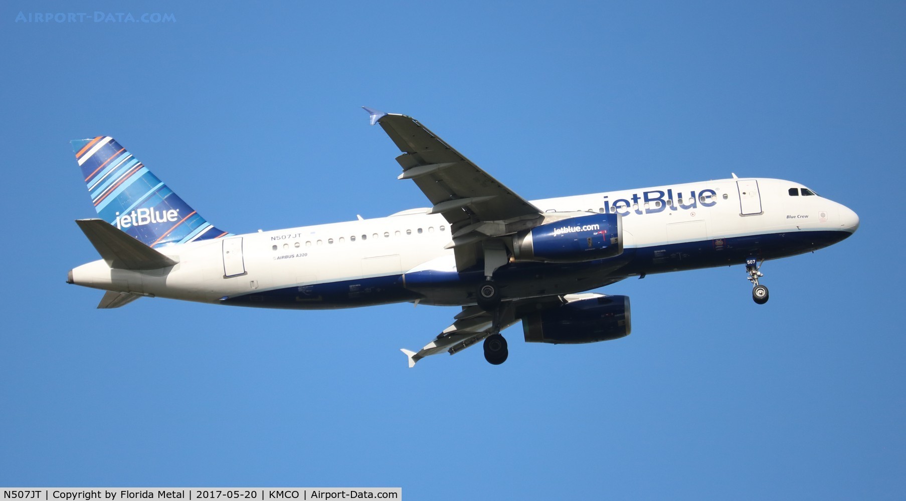 N507JT, 2000 Airbus A320-232 C/N 1240, Jet Blue