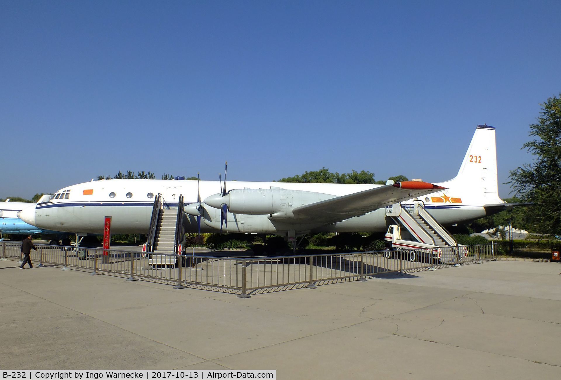 B-232, Ilyushin Il-18V C/N 184007605, Ilyushin Il-18V COOT at the China Aviation Museum Datangshan