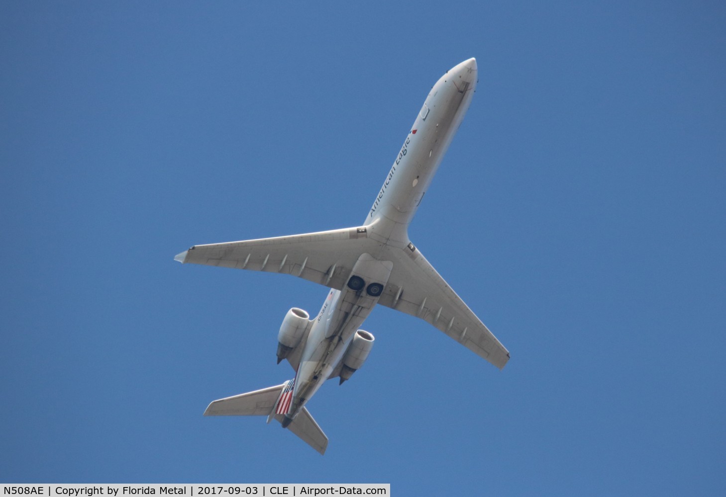 N508AE, 2002 Bombardier CRJ-701ER (CL-600-2C10) Regional Jet C/N 10072, American Eagle