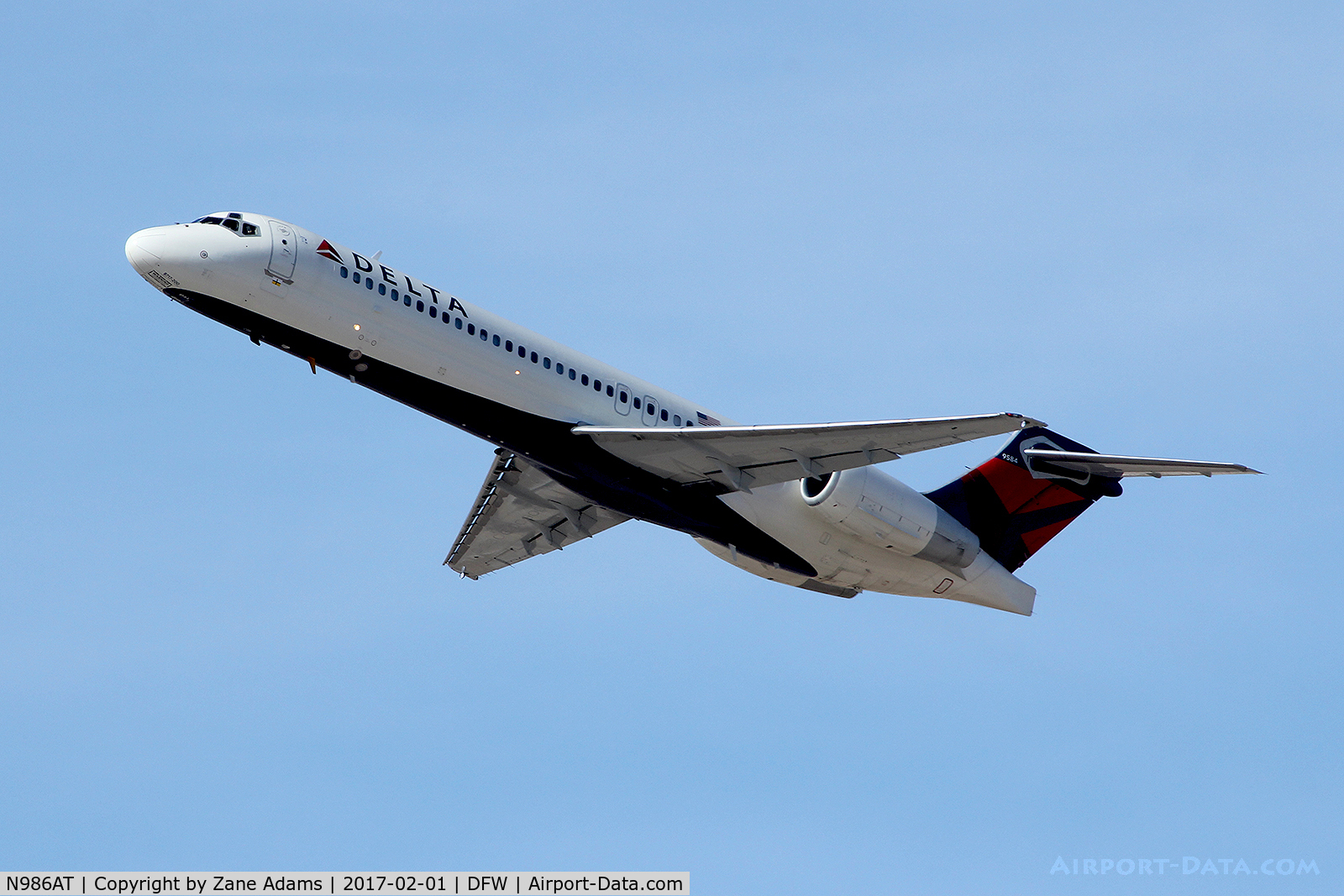 N986AT, 2001 Boeing 717-200 C/N 55089, Departing DFW Airport