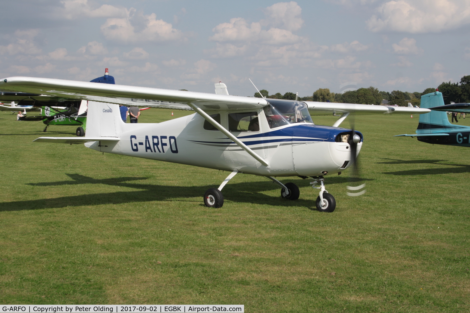 G-ARFO, 1961 Cessna 150A C/N 15059174, LAA Rally - Sywell