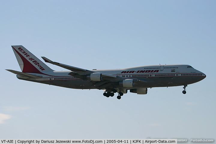VT-AIE, 1990 Boeing 747-412 C/N 24226, Boeing 747-412 - Air-India  C/N 24226, VT-AIE