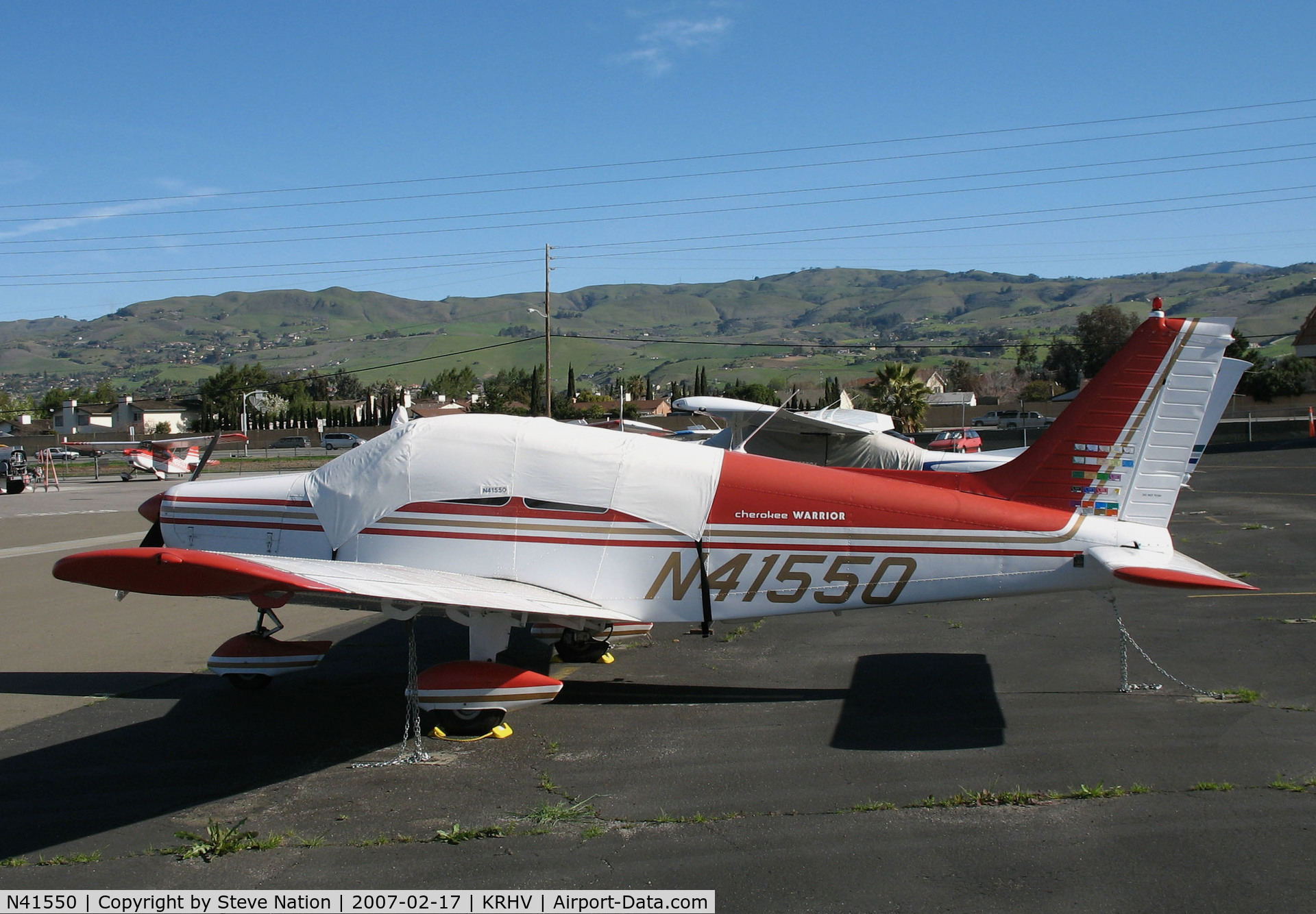 N41550, 1974 Piper PA-28-151 Cherokee C/N 28-7415266, 1974 Piper PA-28-151 @ Reid-Hillview Airport (San Jose), CA (now with Gary Pester Farms, Hingham, MT)