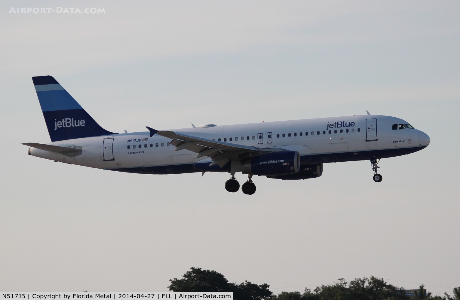 N517JB, 2000 Airbus A320-232 C/N 1327, Jet Blue