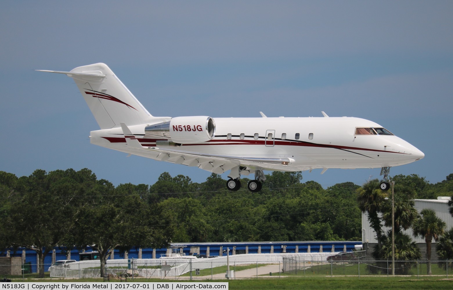 N518JG, 1993 Canadair Challenger 601-3R (CL-600-2B16) C/N 5137, Joe Gibbs Racing