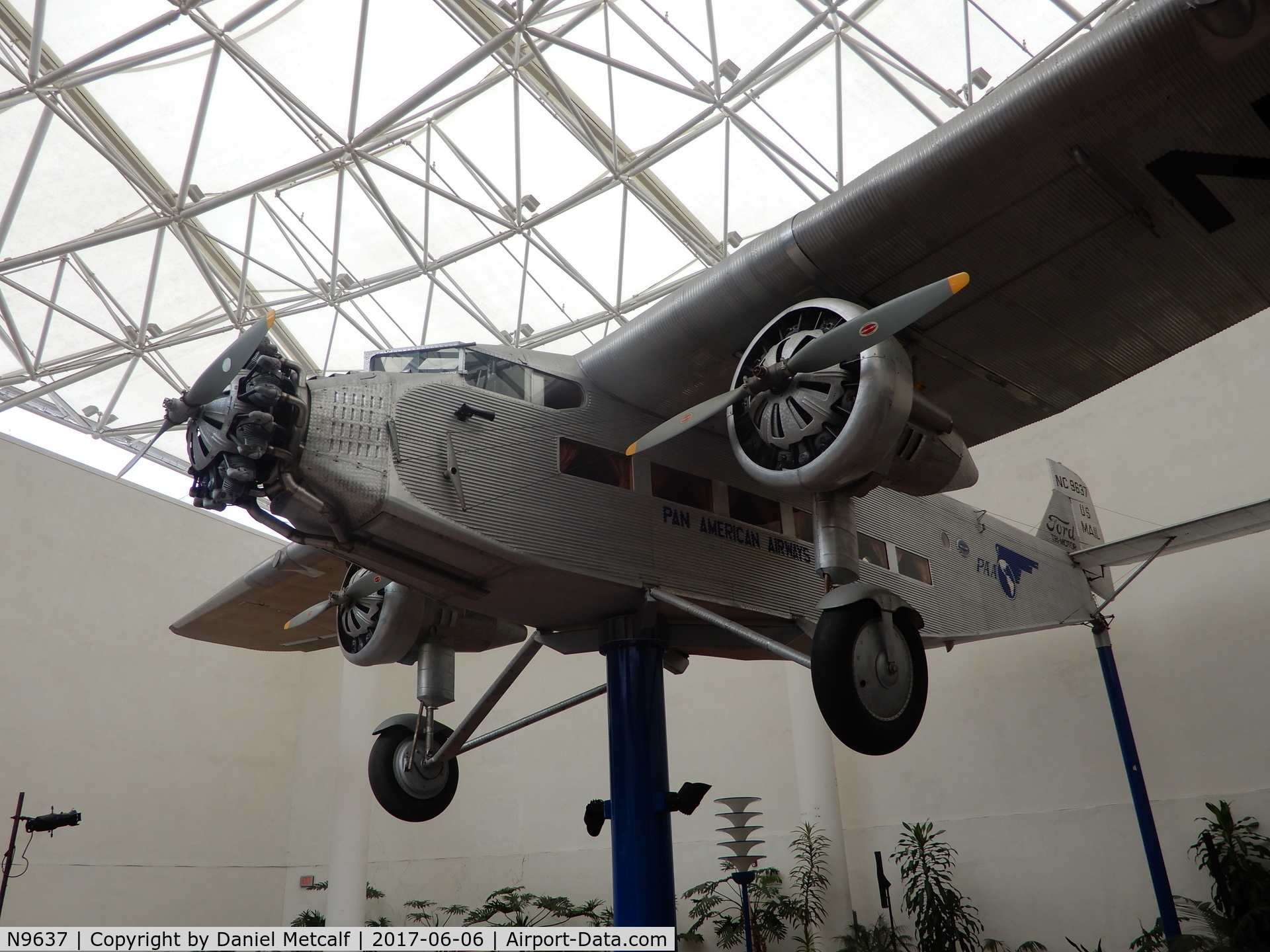 N9637, 1928 Ford 5-AT-B Tri-Motor C/N 11, San Diego Air & Space Museum (Balboa Park, San Diego, CA Location)