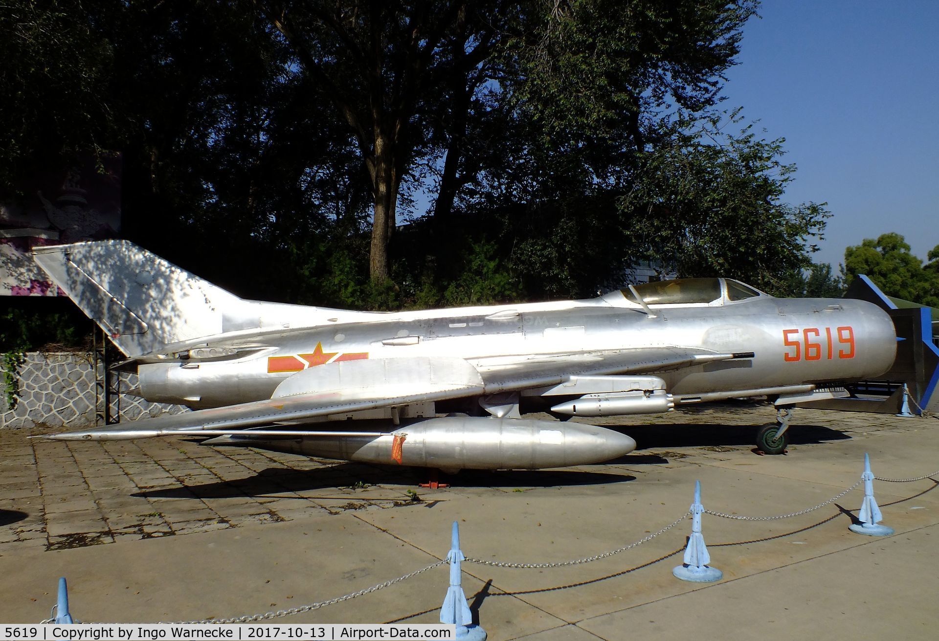 5619, Shenyang J-6 C/N 0207, Shenyang J-6 I (chinese version similar to MiG-19S) FARMER at the China Aviation Museum Datangshan