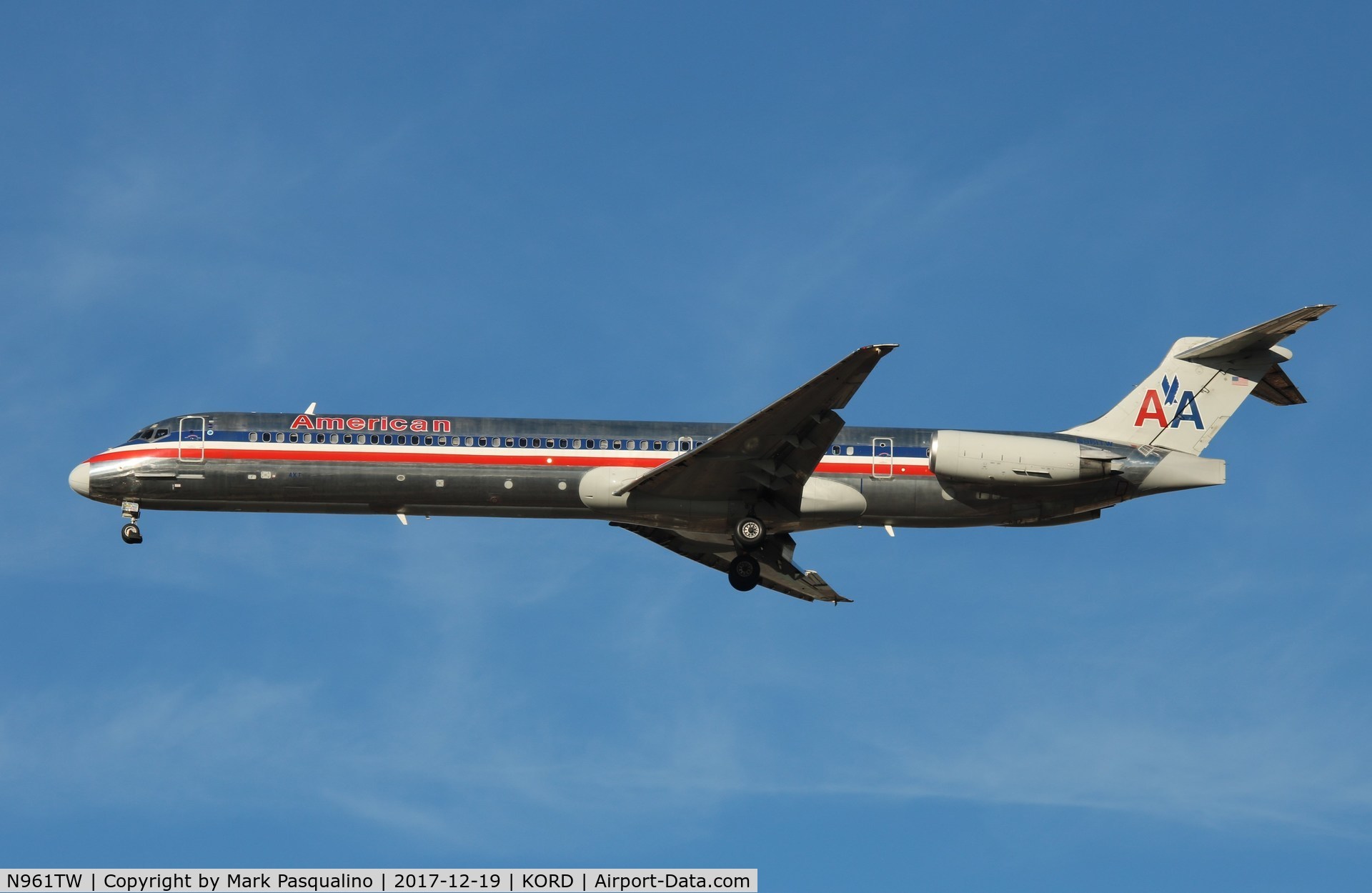 N961TW, 1999 McDonnell Douglas MD-83 (DC-9-83) C/N 53611, MD-83