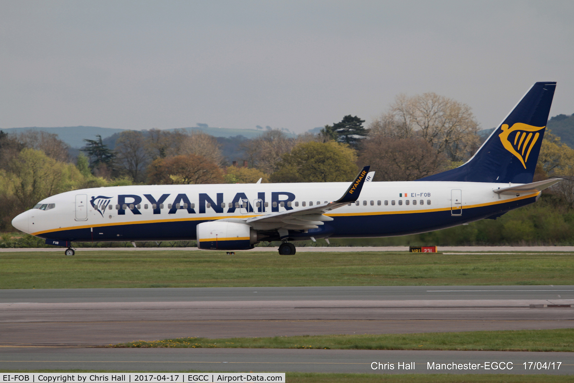 EI-FOB, 2015 Boeing 737-8AS C/N 44710, Ryanair