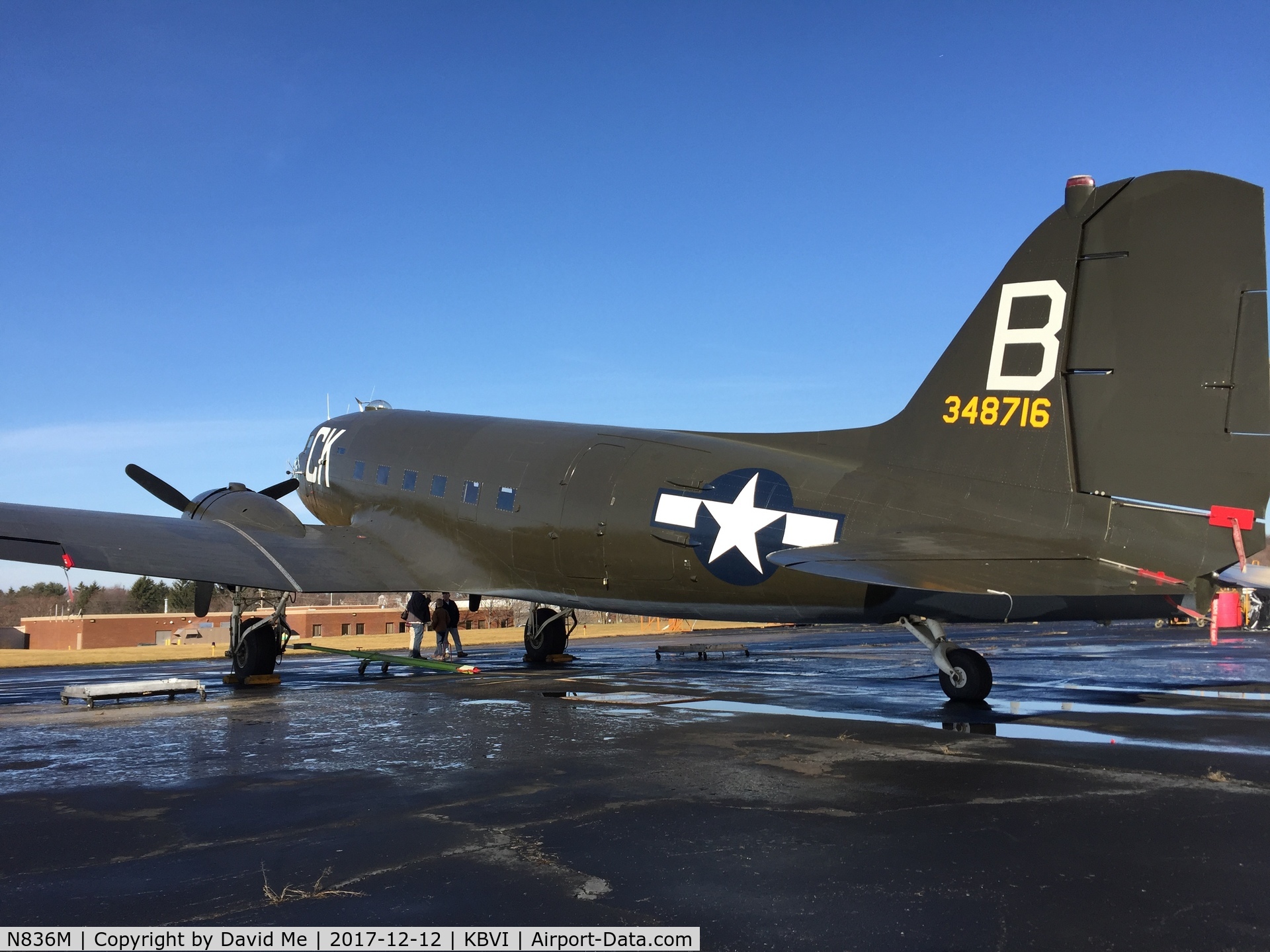 N836M, 1943 Douglas C-47B Skytrain C/N 25977, Progress as of Spring of 2017.  'Luck of the Irish' restored to her glory circa Fall 1944.  First flight after restoration scheduled for summer 2018.