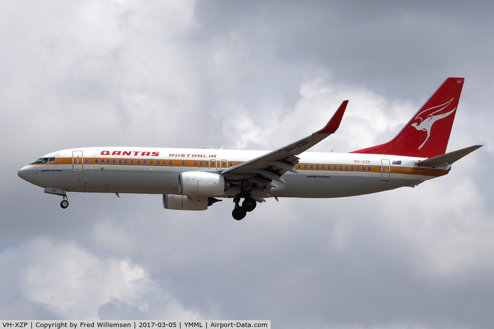 VH-XZP, 2014 Boeing 737-838 C/N 44577, Qantas