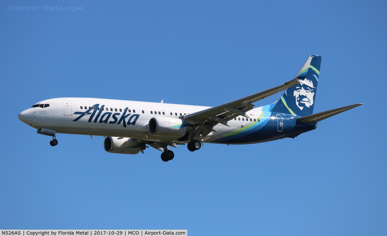 N526AS, 2009 Boeing 737-890 C/N 35196, Alaska