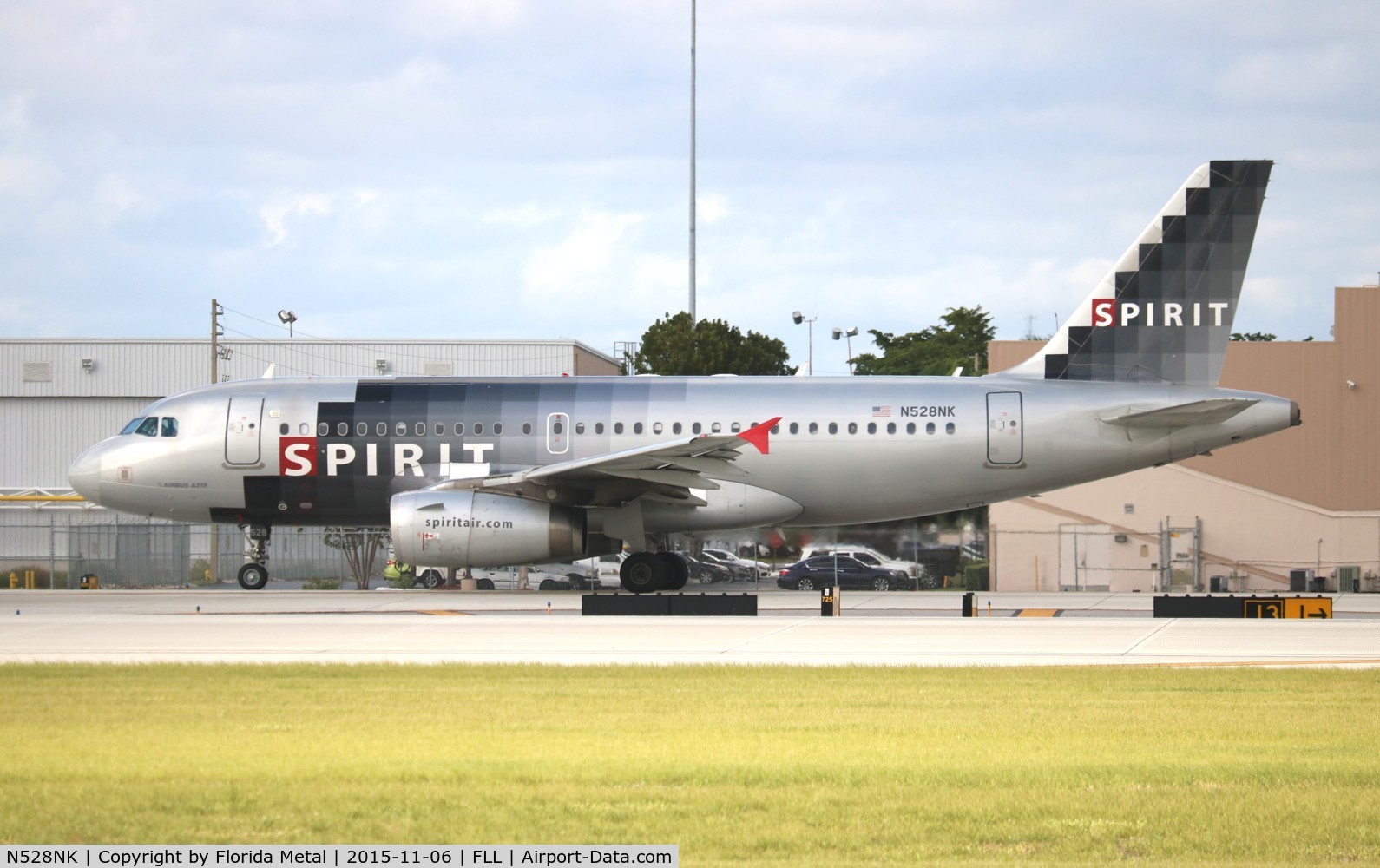 N528NK, 2007 Airbus A319-132 C/N 2983, Spirit