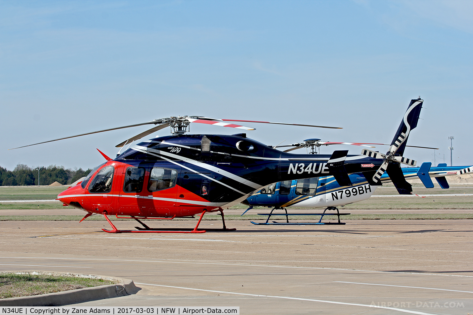 N34UE, 2012 Bell 429 GlobalRanger C/N 57081, In town for the 2017 Heliexpo - Dallas, TX