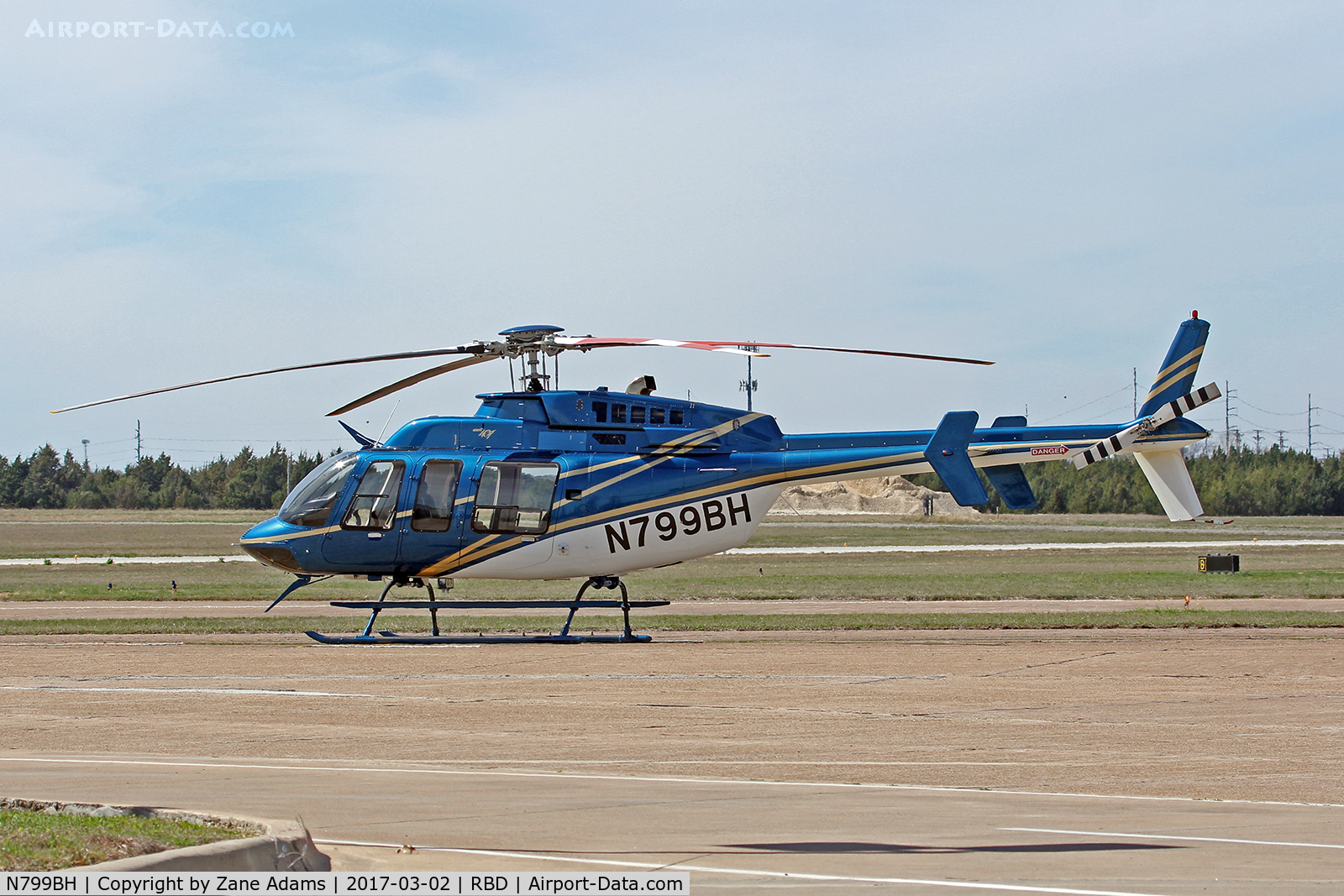 N799BH, 2006 Bell 407 C/N 53700, In town for the 2017 Heliexpo - Dallas, TX