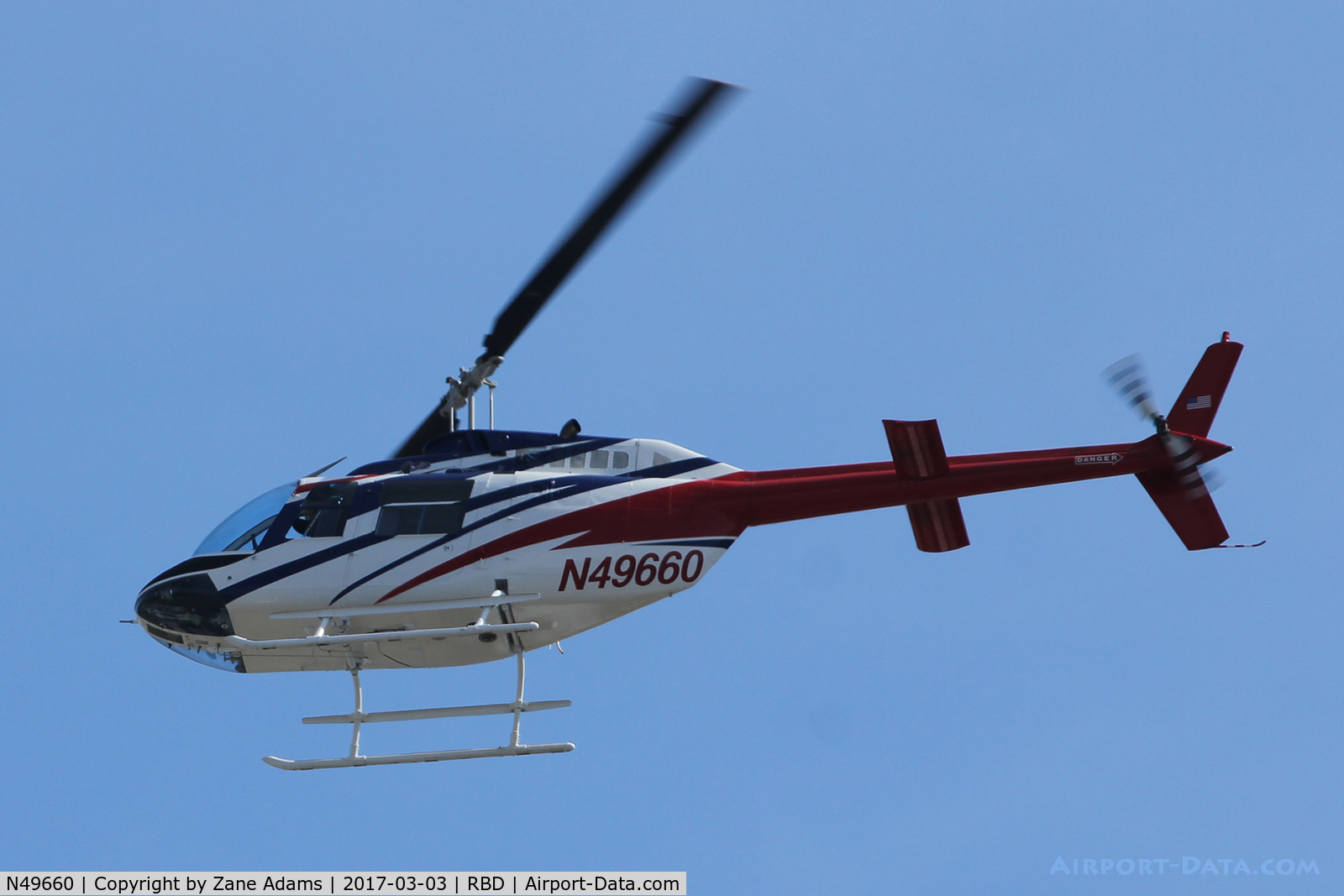 N49660, 1975 Bell 206B JetRanger C/N 1825, In town for the 2017 Heliexpo - Dallas, TX