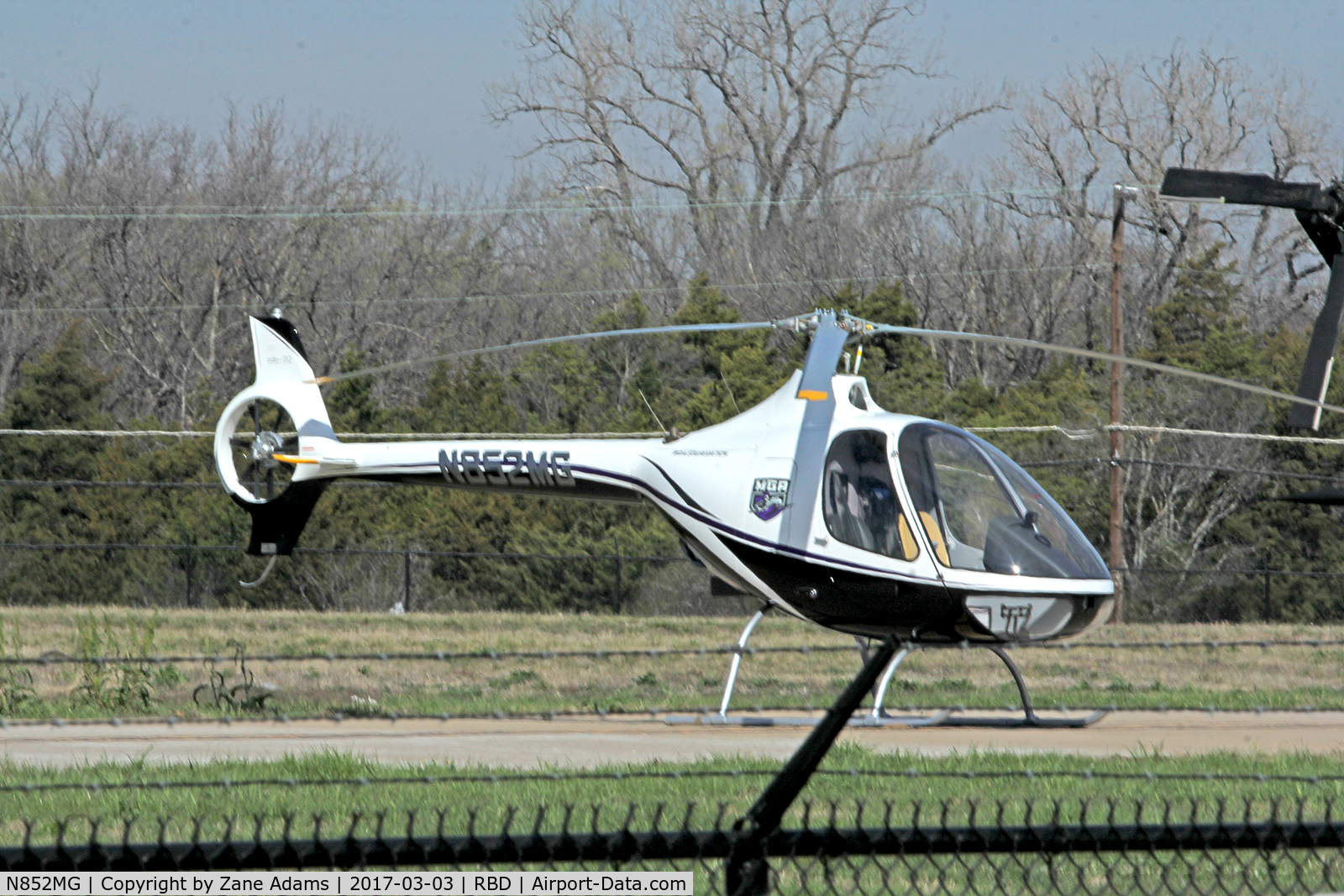 N852MG, 2016 Guimbal Cabri G2 C/N 1169, In town for the 2017 Heliexpo - Dallas, TX